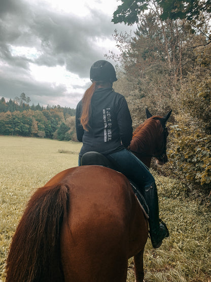 Reitpullover "I just sit here, the horse does everything"